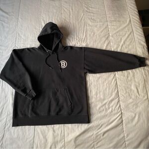 basketcase gallery black fw20 hoodie, size L